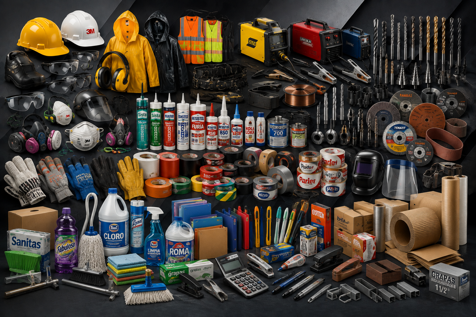Productos y soluciones industriales de Comercializadora Industrial Farid