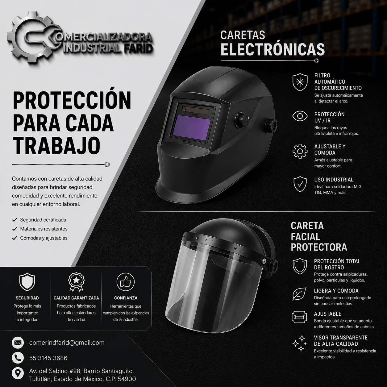 Protección facial